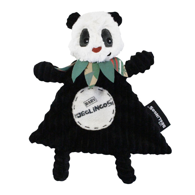 The deglingos rototos the panda baby comforter black 